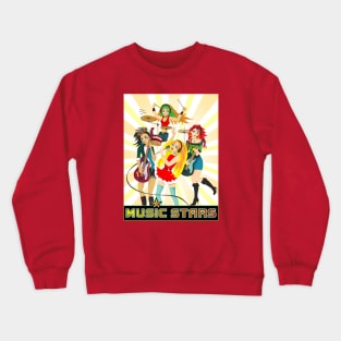 Girl music band Crewneck Sweatshirt